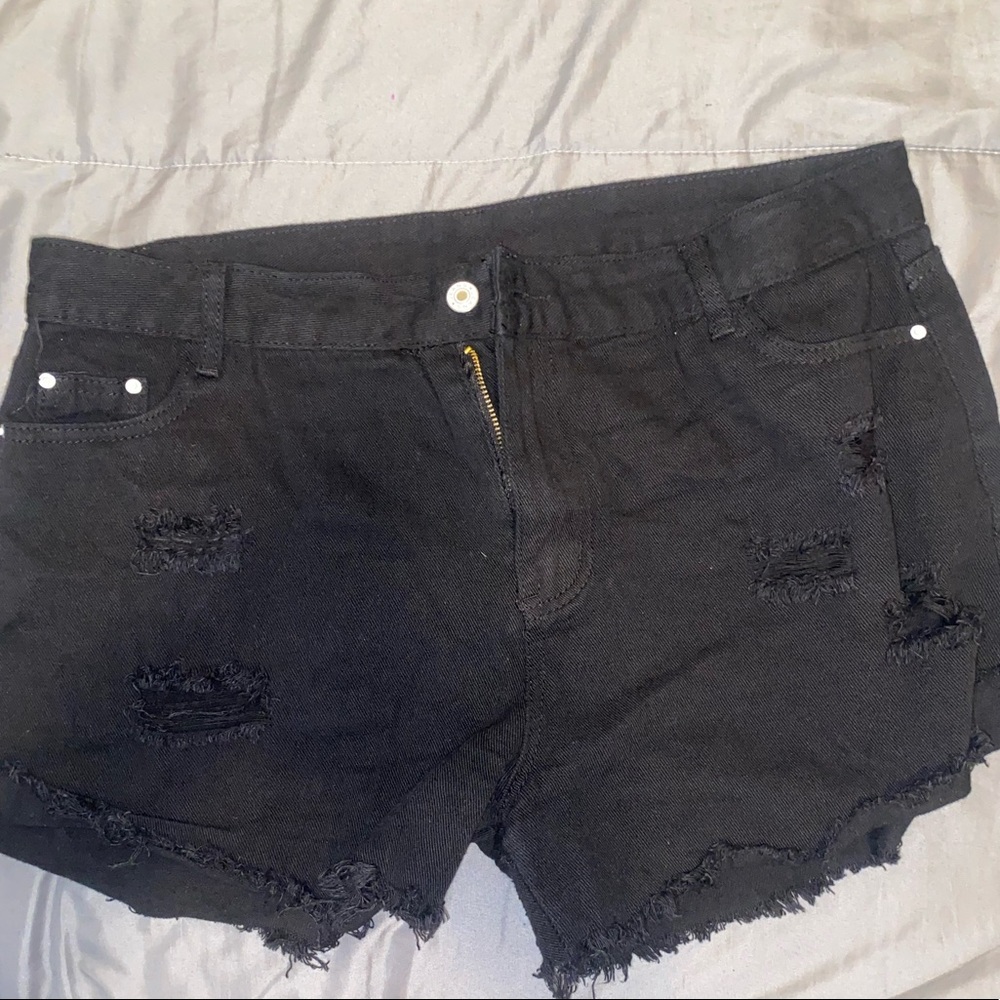 Black shorts